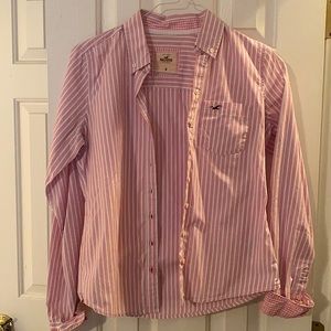 Pink Hollister Button Down
